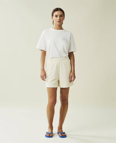 Andy Jacquard Terry Shorts, Offwhite