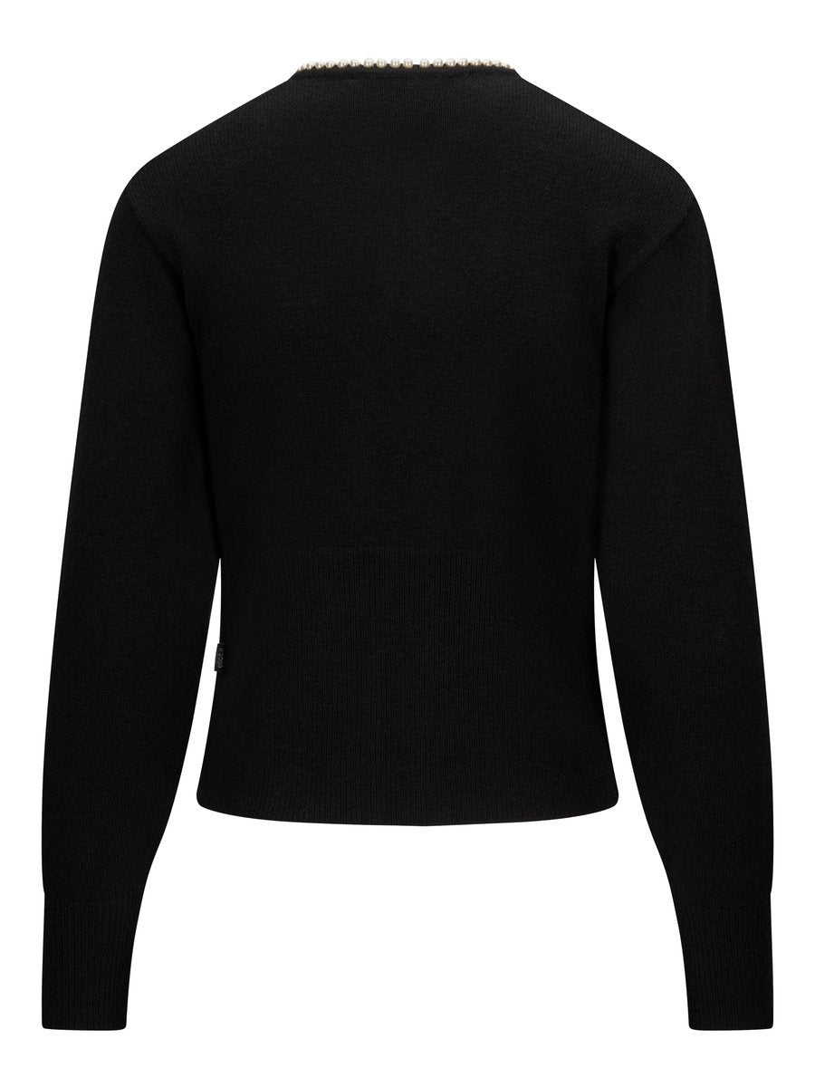 Mika Merino Cardigan, Black fra Ella & il - bilde 4