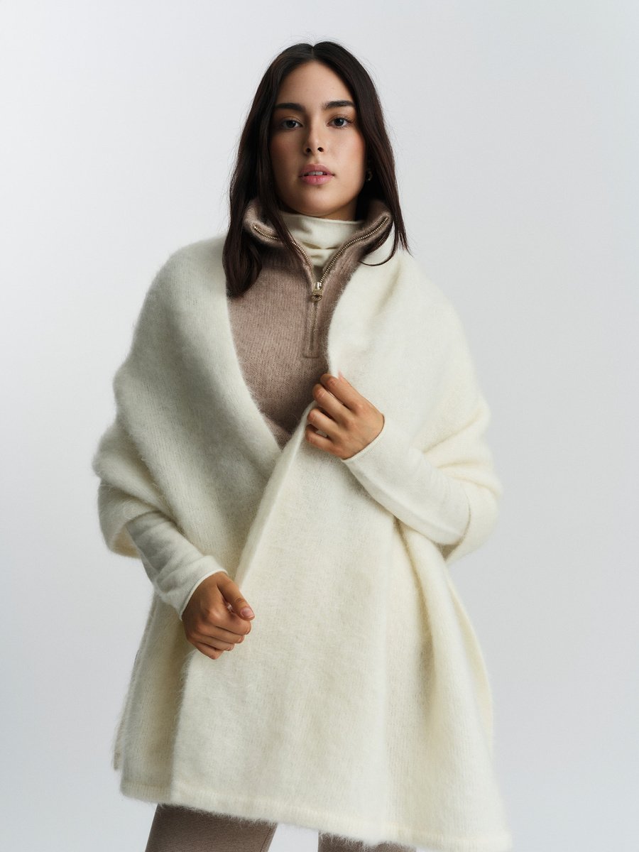 Belinda Chunky High Neck, Hazel Beige fra Ella & il - bilde 2