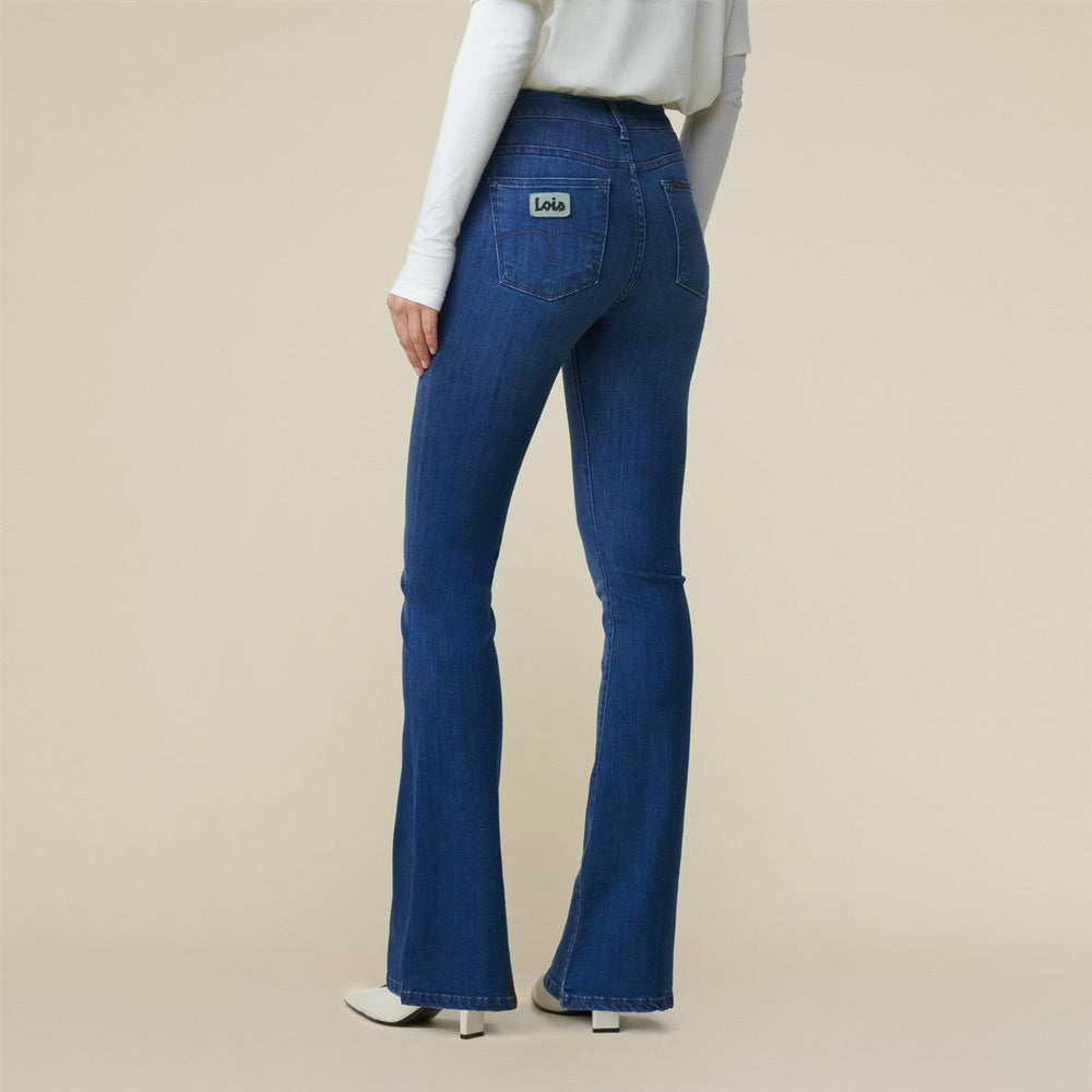 Lois blå bukse jeans - bakfra 1