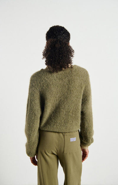 Women’s Sweater Niby, Khaki fra American Vintage - bilde 5