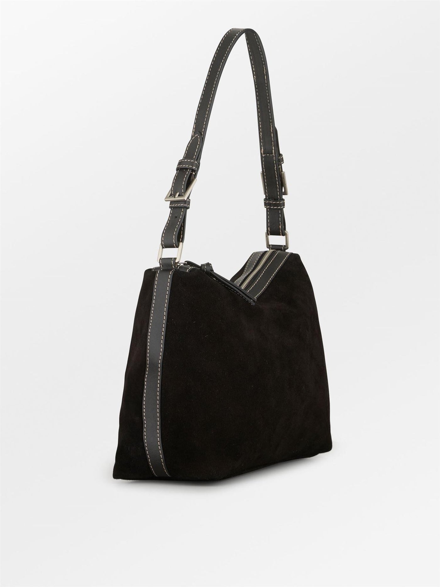 Suede Ginni Medi Bag, Black fra BECKSÖNDERGAARD - bilde 2