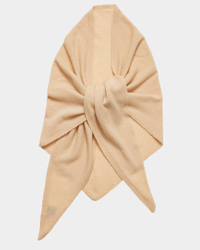 Mira Wool Cash Scarf, Vanilla