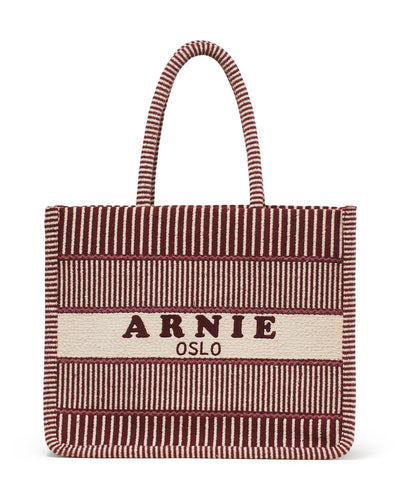 Porto Medium, Burgundy Stripe