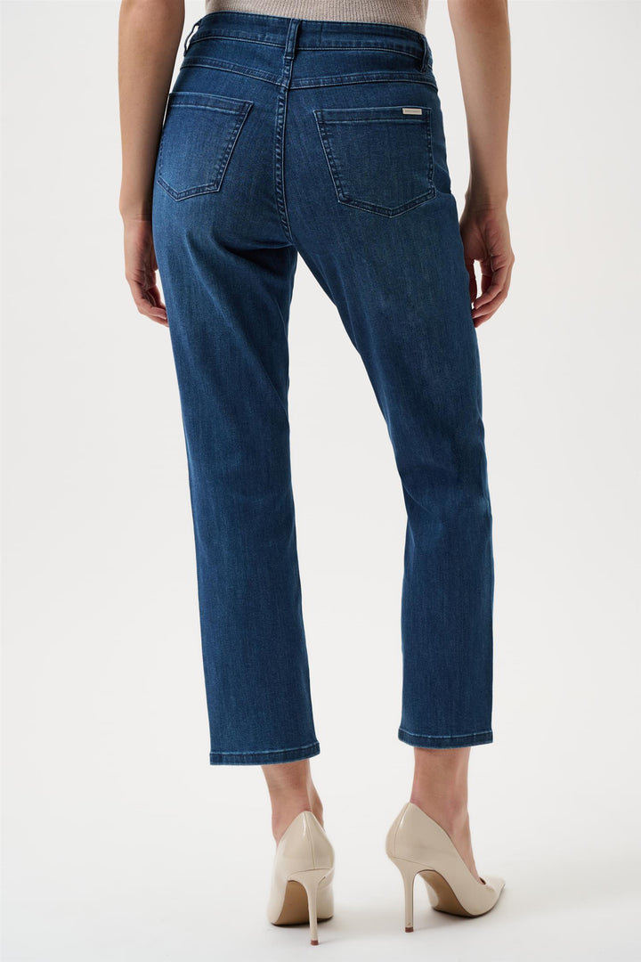Gia | Classic Slim Fit Stretch Jeans, Medium Blue