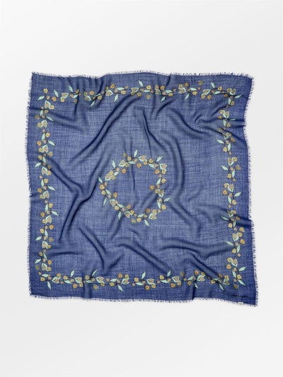 Carna Woo Scarf, Purple Dusk fra BECKSÖNDERGAARD - bilde 2