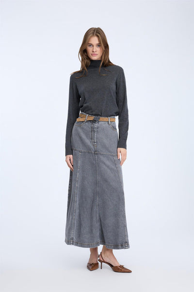 Tuxya Skirt, Grey fra MUNTHE - bilde 2