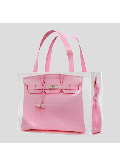 Grocery/ Beach Bag, Pink fra Sticky Bestie hos Tråkk Inn