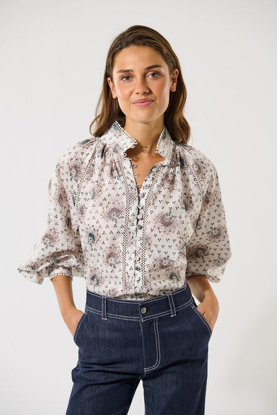 MoniaDEA NS Blouse, Ikebana Cream fra Dea Kudibal - bilde 2