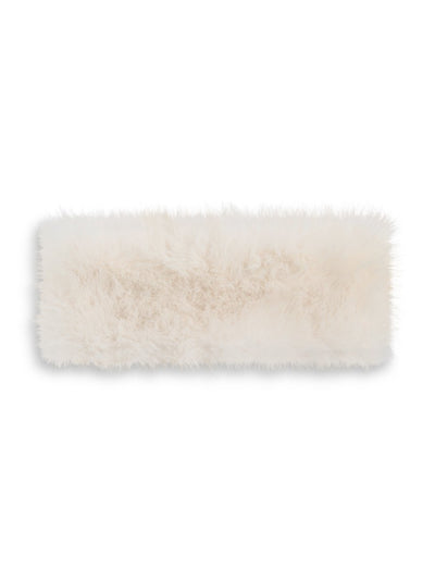 Mia Fake Fur Headband, White fra Ella & il hos Tråkk Inn