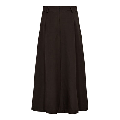 LunaCC Pocket Pleat Skirt, Dark Brown fra Co`couture - bilde 3