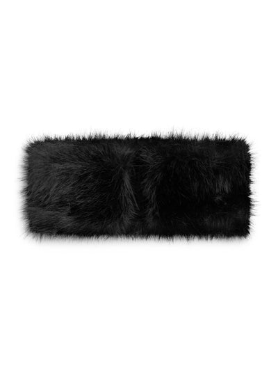 Mia Fake Fur Headband, Black fra Ella & il - bilde 3