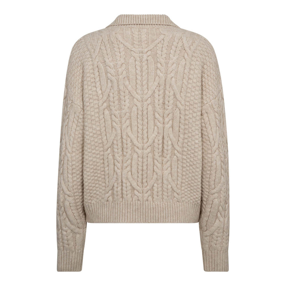 RowCC Collar Cable Knit, Creme fra Co`couture - bilde 3