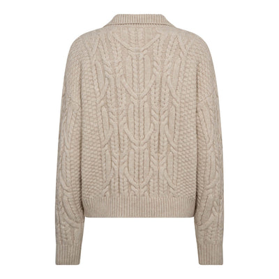 RowCC Collar Cable Knit, Creme fra Co`couture - bilde 3