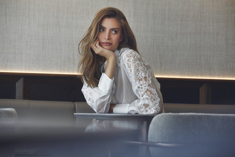 KawaCC Embroidery Shirt, White fra Co`couture - bilde 2