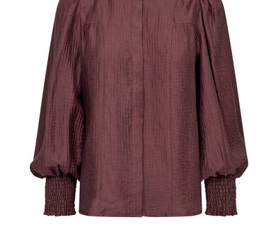 TassyCC Collar Blouse, Plum fra Co`couture - bilde 2