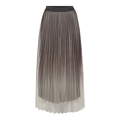 GlitterCC Plissé Skirt, Dark Brown fra Co`couture hos Tråkk Inn