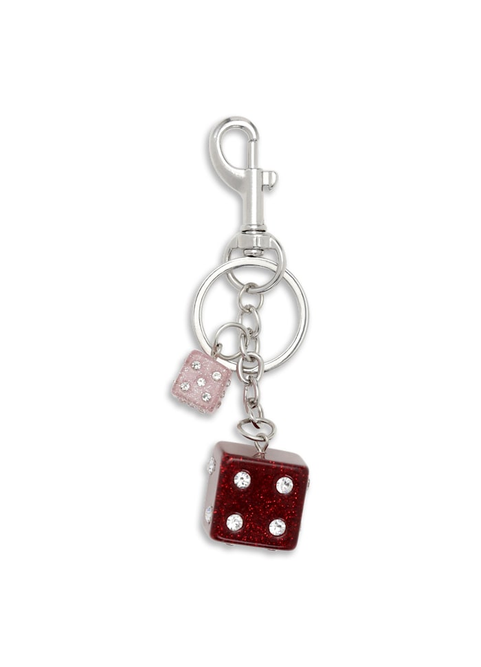 Vegas Baby Bag Charm, Silver/Pink/Red fra Sui Ava hos Tråkk Inn