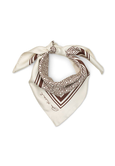 DidiDea Scarf, Monogram Cream fra Dea Kudibal hos Tråkk Inn