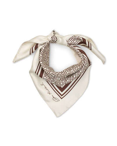 DidiDea Scarf, Monogram Cream