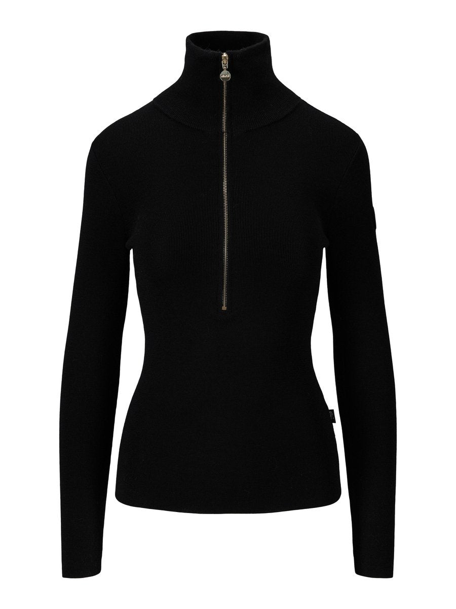 Mina Merino Sweater, Black fra Ella & il hos Tråkk Inn