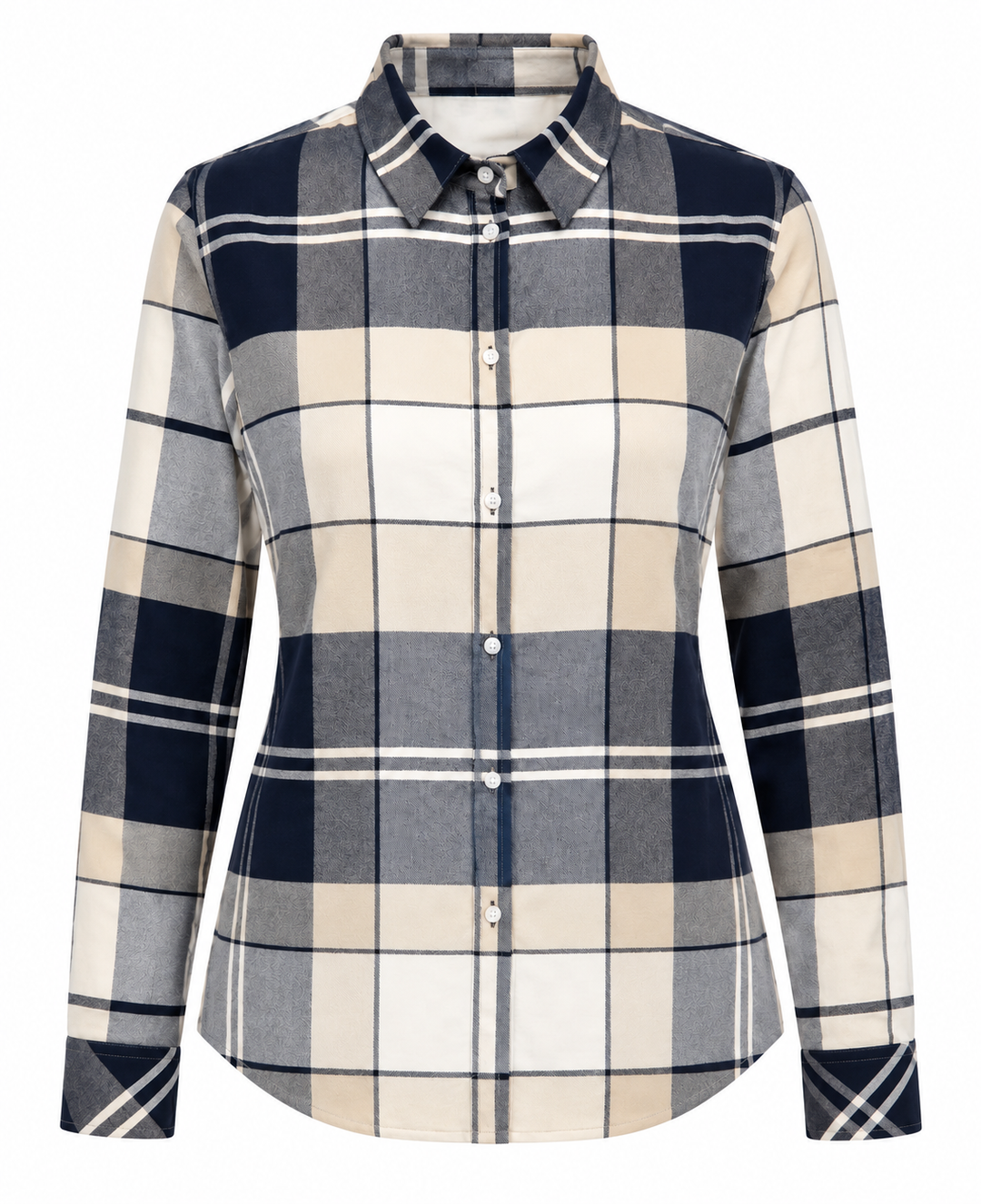 Anna Shirt, Light Birchwood Dress Tartan