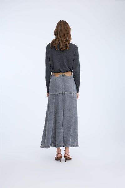 Tuxya Skirt, Grey fra MUNTHE - bilde 4
