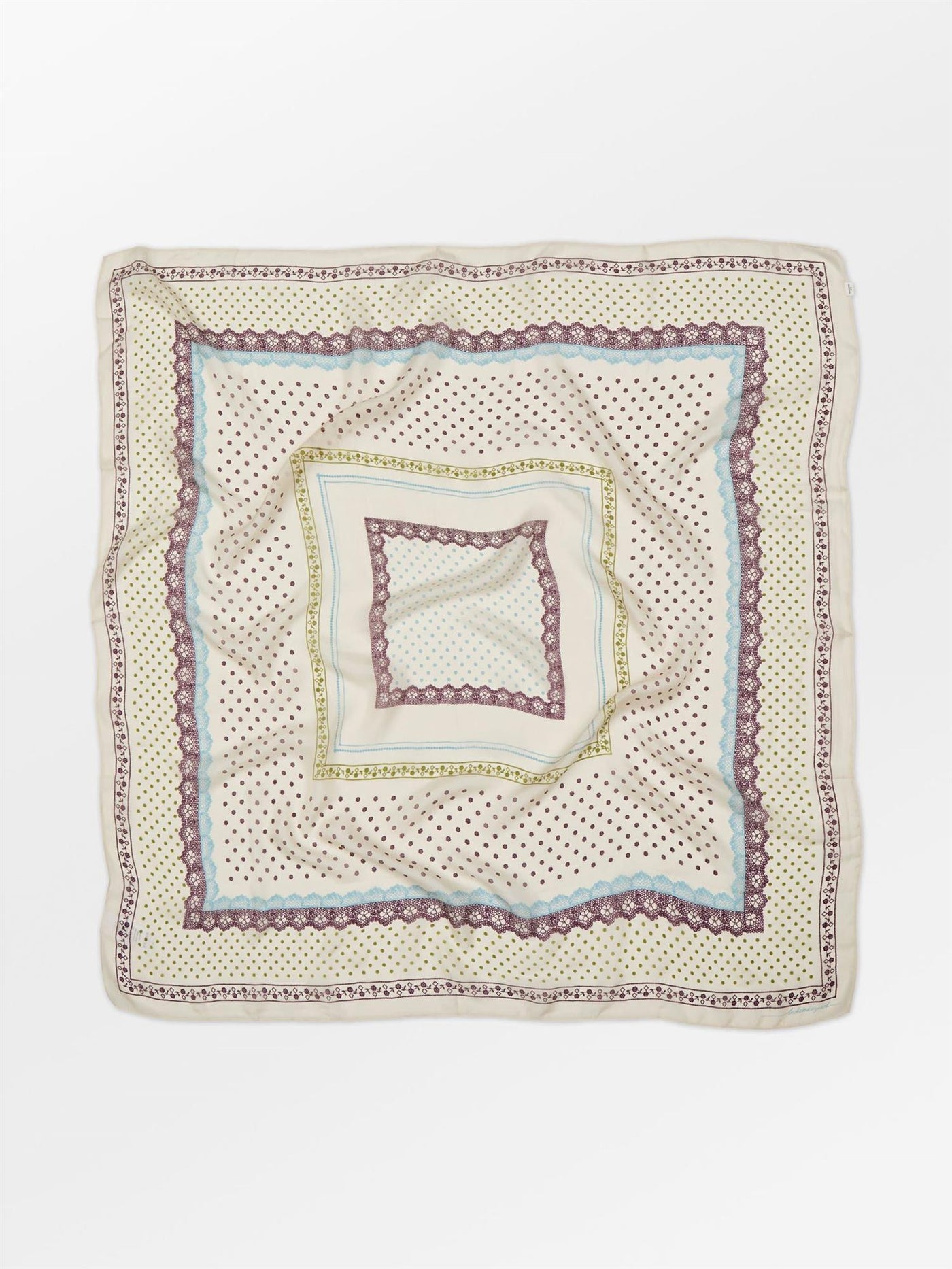 Lacia Tabby Sia Scarf, Birch White fra BECKSÖNDERGAARD - bilde 3