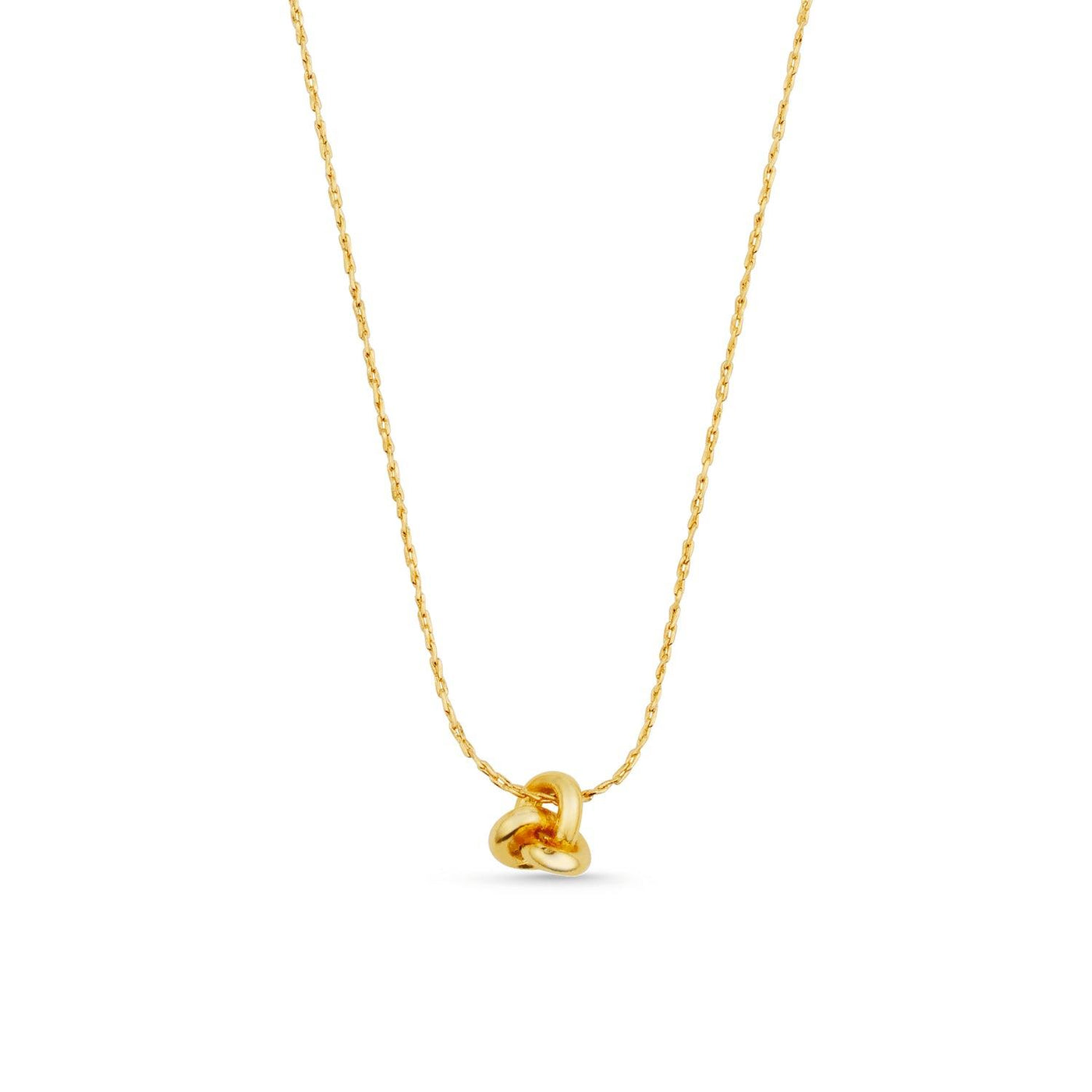 Mini Knot Fine Collar Necklace - Gold fra Orelia hos Tråkk Inn