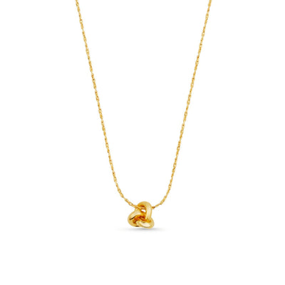 Mini Knot Fine Collar Necklace - Gold fra Orelia hos Tråkk Inn