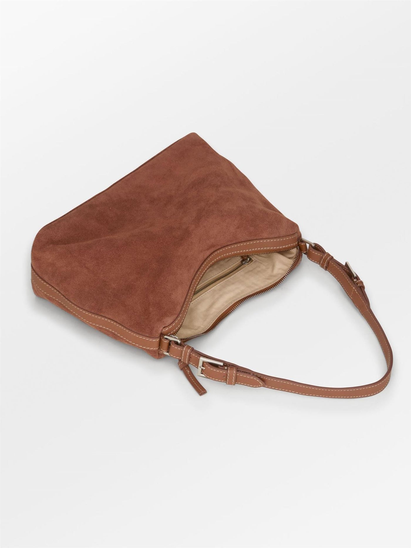 Suede Ginni Medi Bag, Brown Tortoise Shell fra BECKSÖNDERGAARD - bilde 3