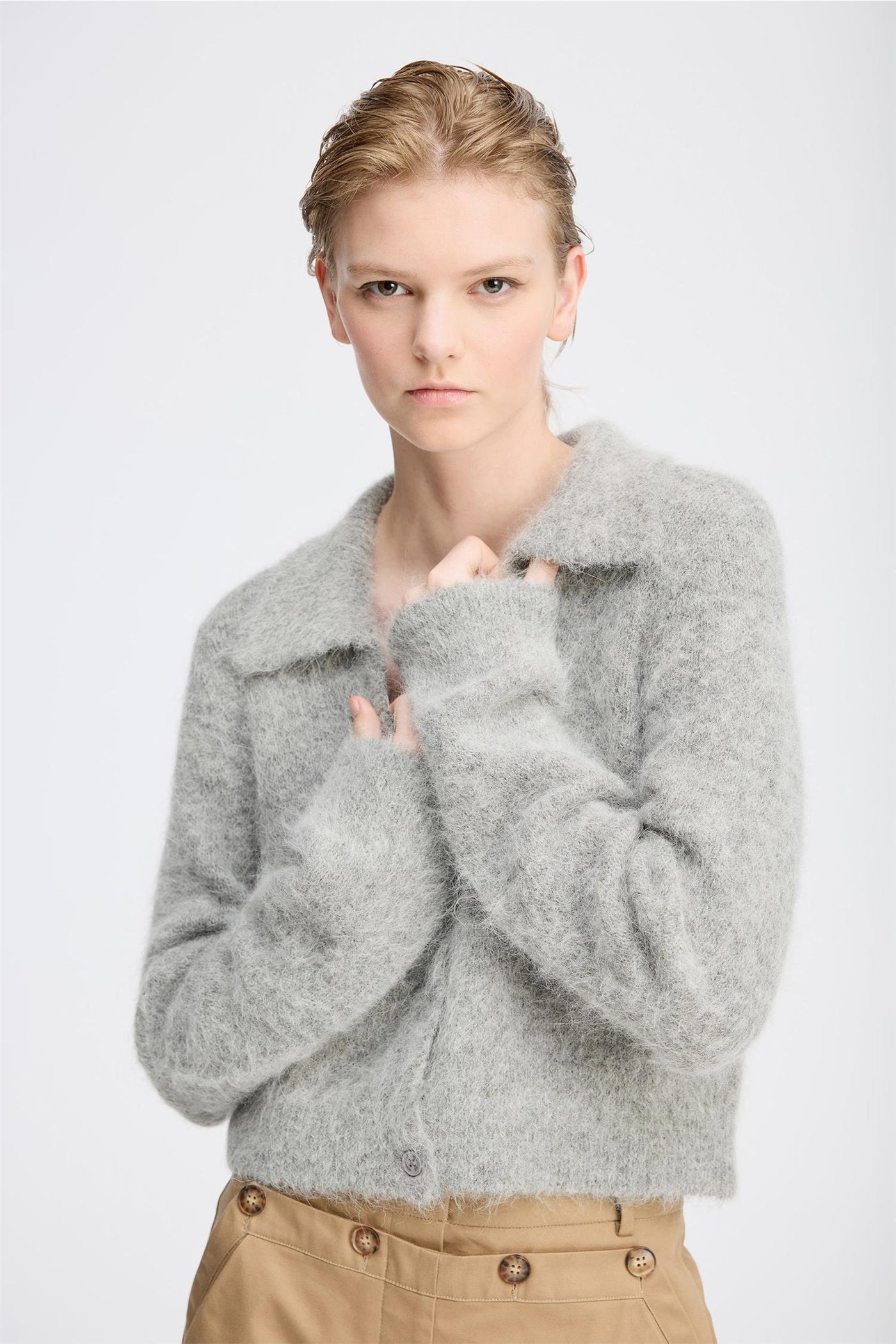 Roxas Knit, Grey fra MUNTHE - bilde 2
