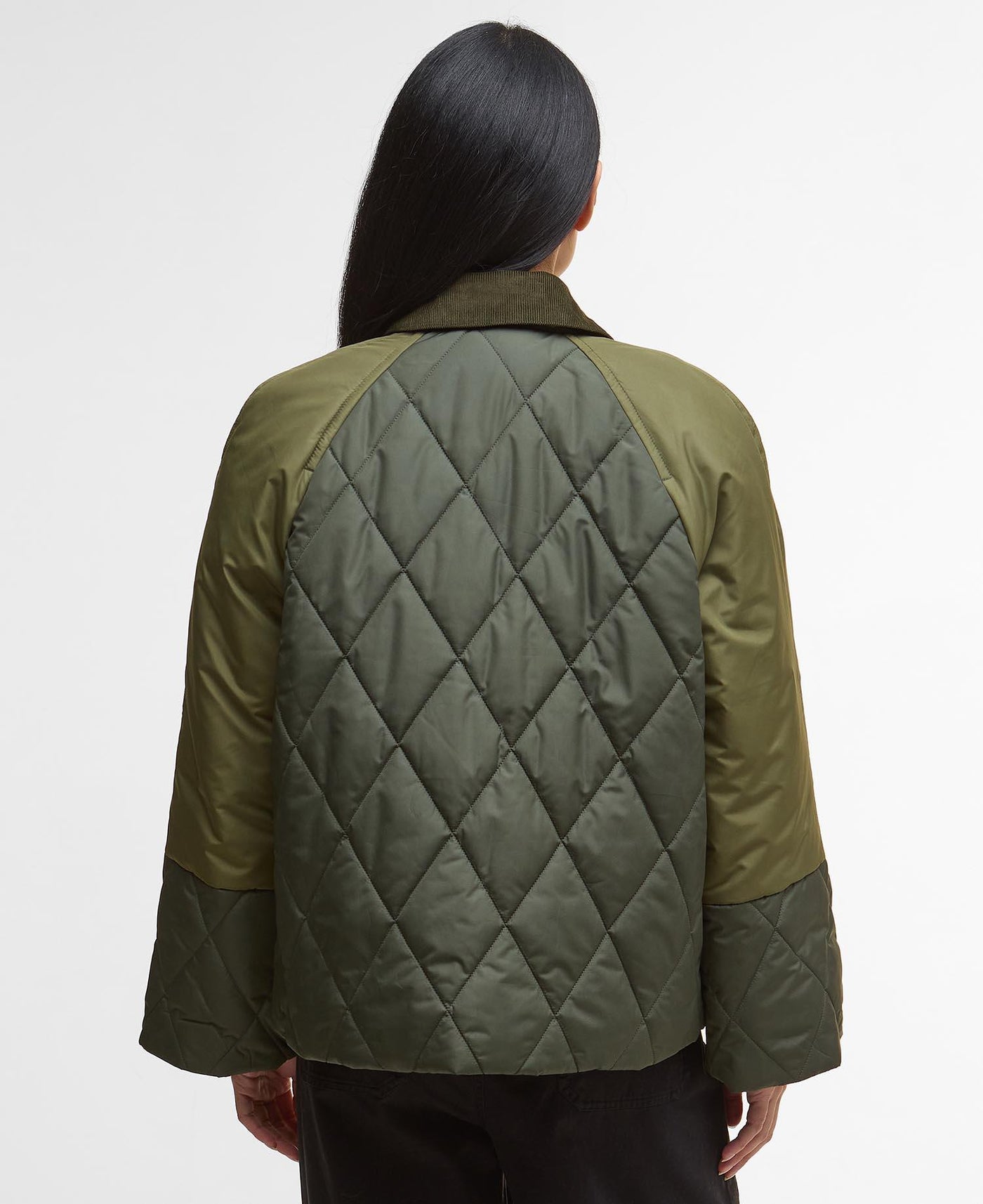 Martha Quilted Jacket, Olive fra Barbour - bilde 4