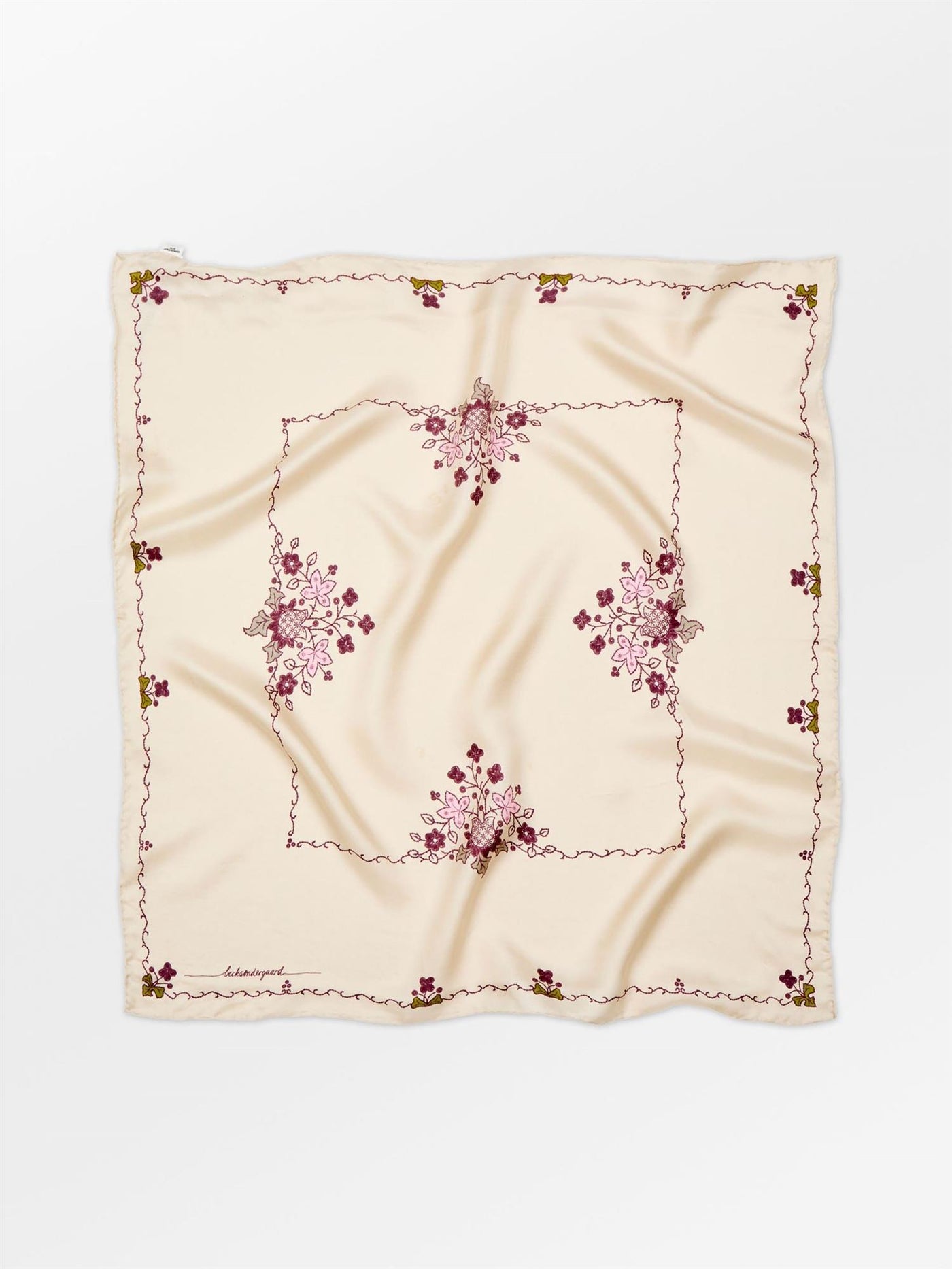 Brodaria Sia Scarf, Birch White fra BECKSÖNDERGAARD - bilde 4