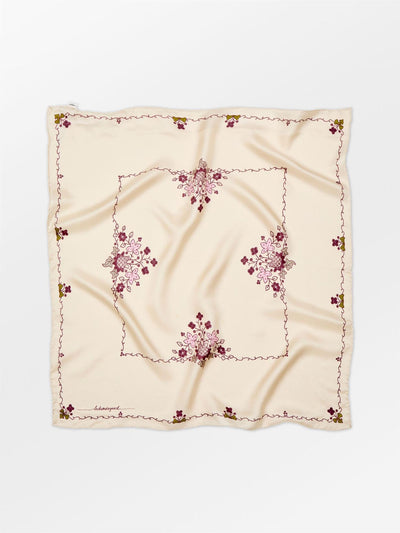 Brodaria Sia Scarf, Birch White fra BECKSÖNDERGAARD - bilde 4
