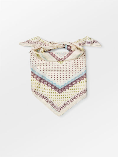 Lacia Tabby Sia Scarf, Birch White fra BECKSÖNDERGAARD hos Tråkk Inn