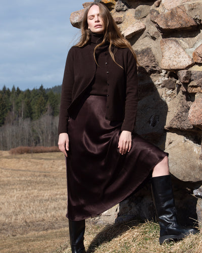 Emerson Satin, Darkest Brown