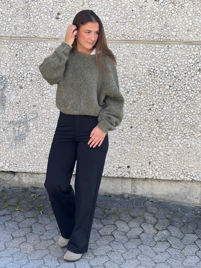 Women’s Sweater Niby, Khaki fra American Vintage hos Tråkk Inn