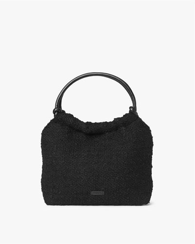 Day Woolen Pop Scrunch Bag S, Black