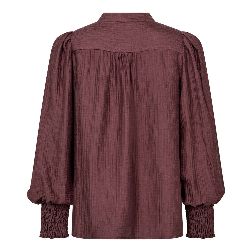 TassyCC Collar Blouse, Plum fra Co`couture - bilde 3