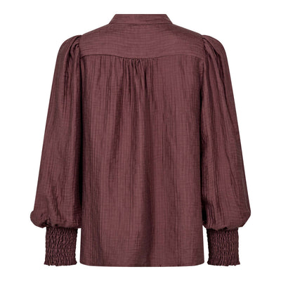 TassyCC Collar Blouse, Plum fra Co`couture - bilde 3