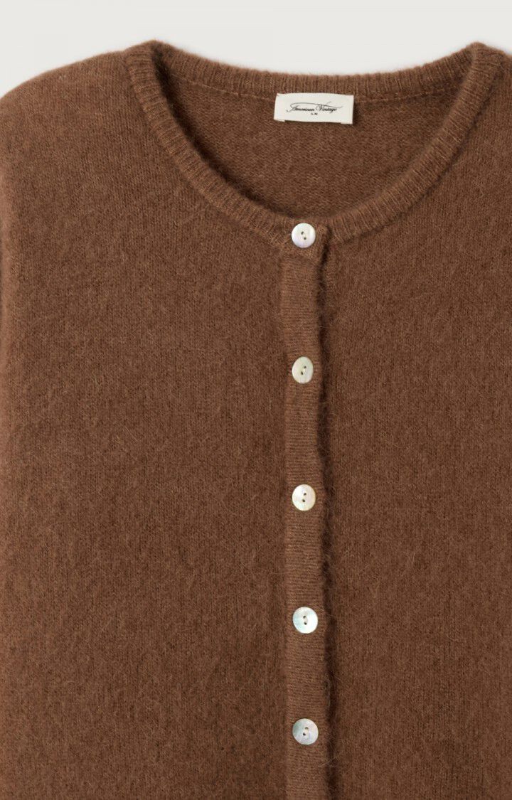 American Vintage brun cardigan - detaljbilde