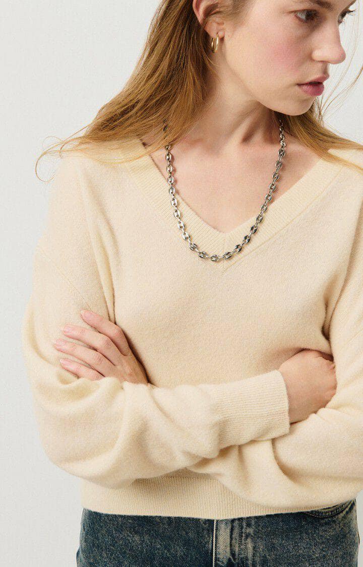 American Vintage beige genser - på modell