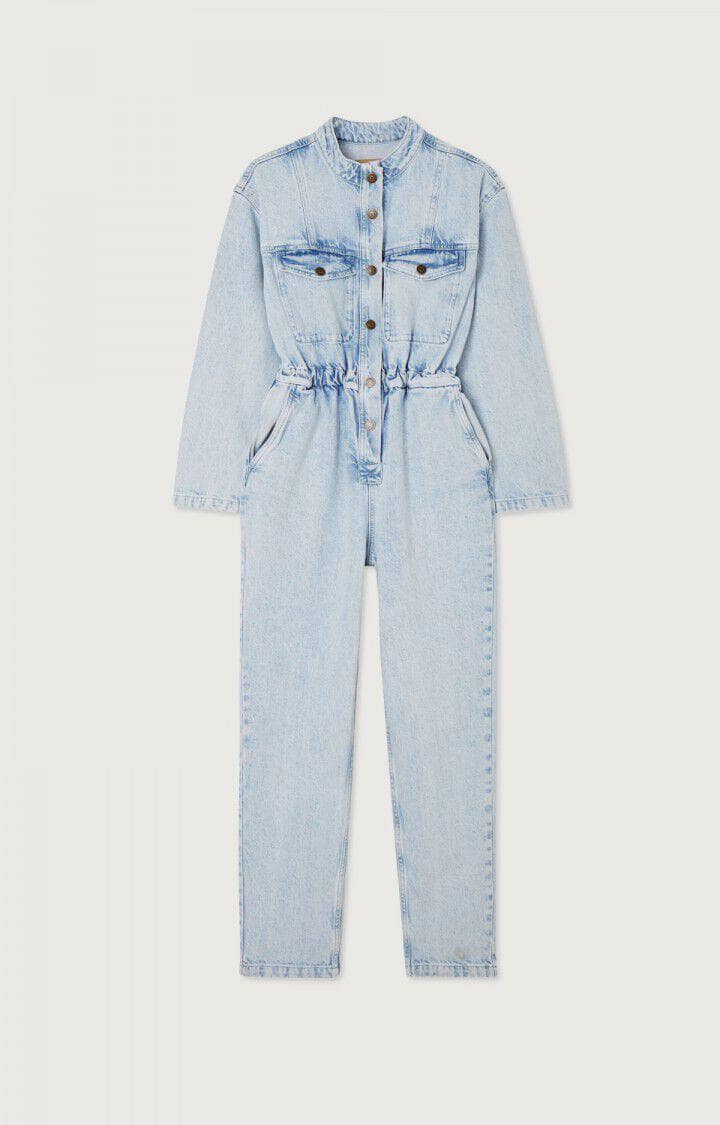 American Vintage lys blå jumpsuit - forfra