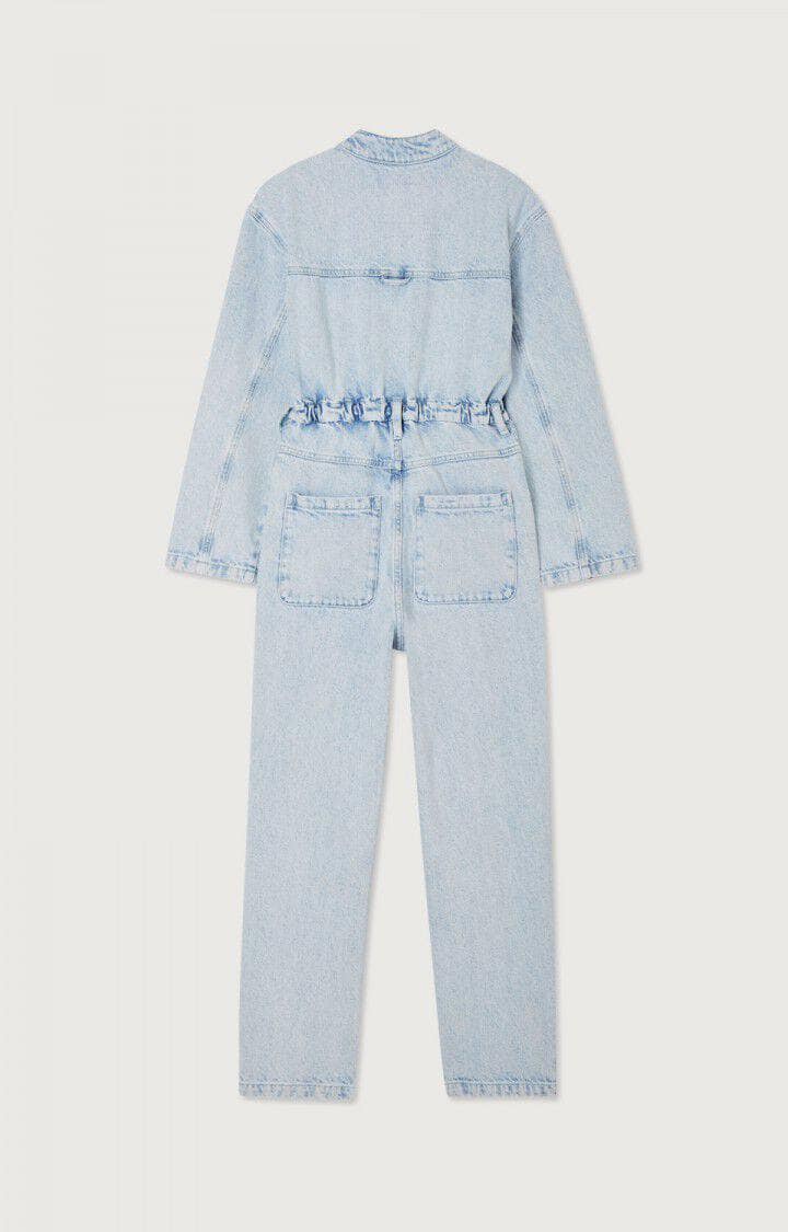 American Vintage lys blå jumpsuit - bakfra 1