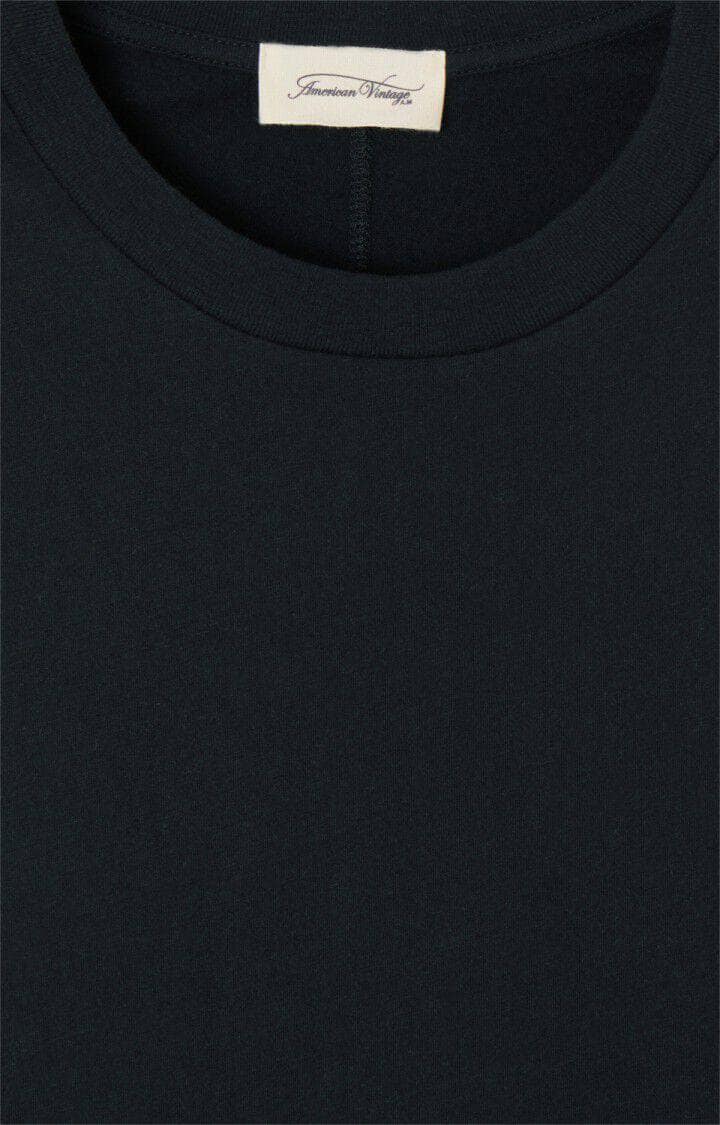 American Vintage svart t-shirt - nærbilde