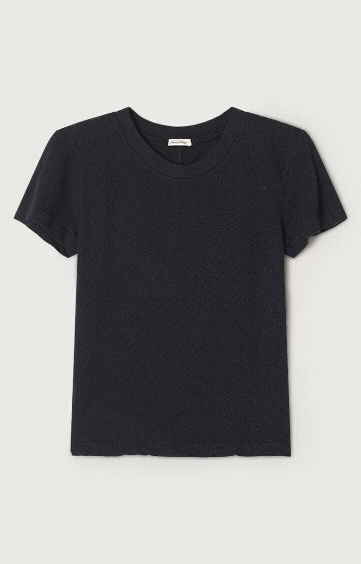 American Vintage svart t-shirt - forfra