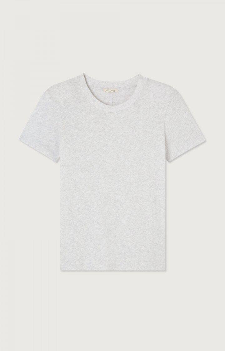 American Vintage lys grå t-shirt - forfra