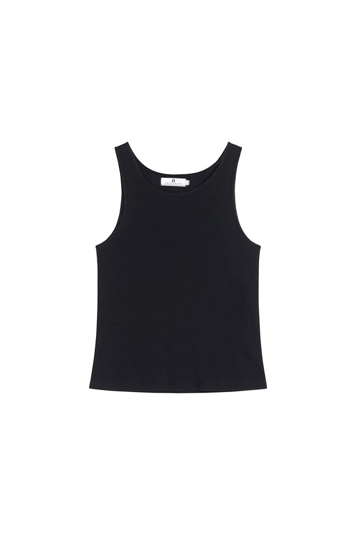 Arnie Says svart overdel singlet - forfra