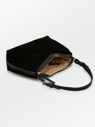 Suede Ginni Medi Bag, Black fra BECKSÖNDERGAARD - bilde 3